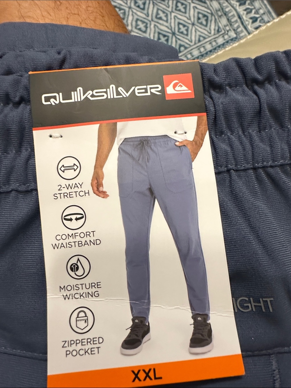 Quiksilver Men’s Dusty Blue Jogger Pants